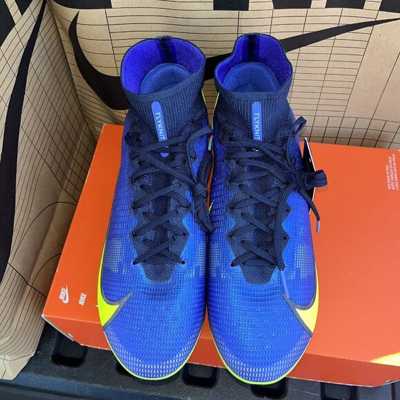 NEW Nike Mercurial Superfly 8 Elite SG PRO Sapphire Volt DD3688 575 Men Size 10 main image 4